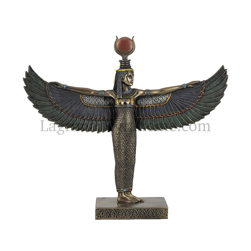Figuras diosa isis mitología egipcia