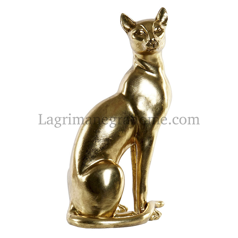 figura gato dorado