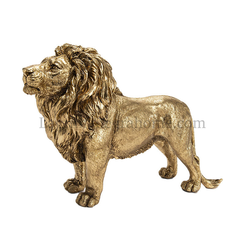 Figura león dorado