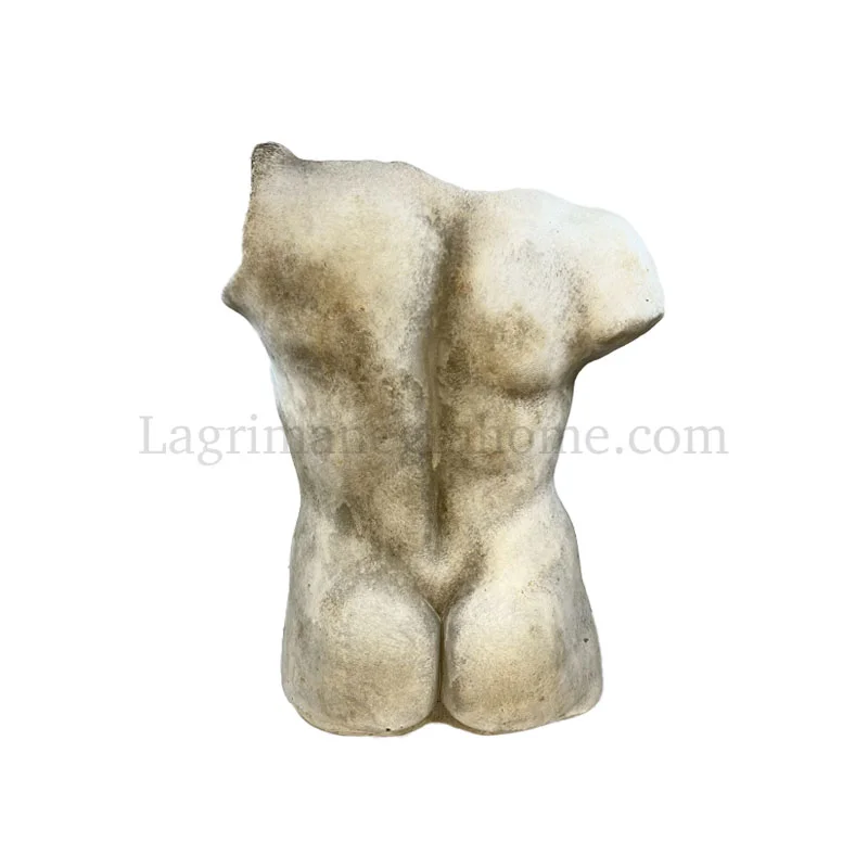 Detalle espalda jarrón torso hombre