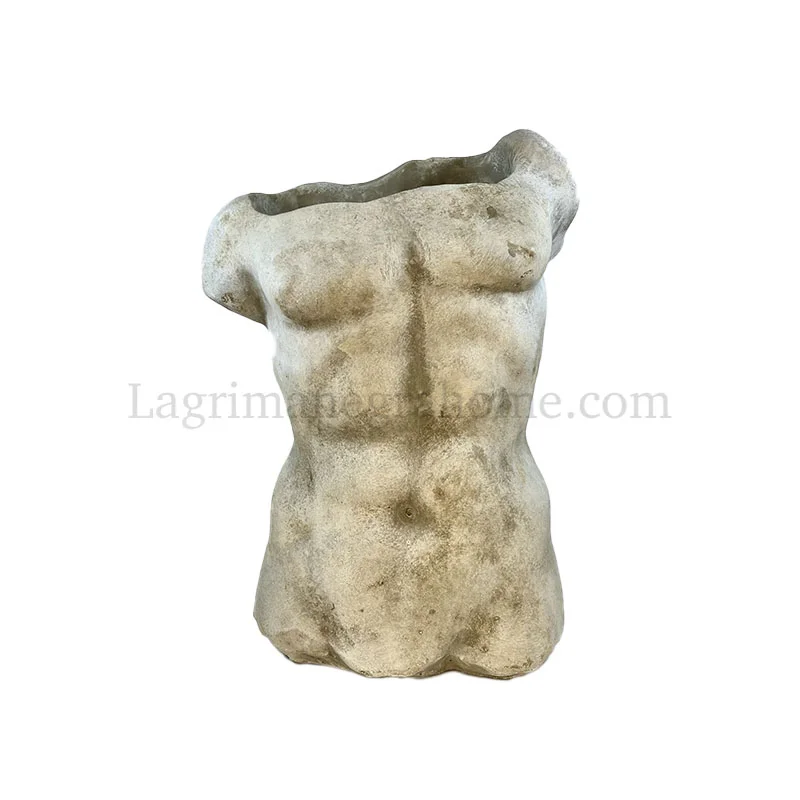 Jarrón torso hombre