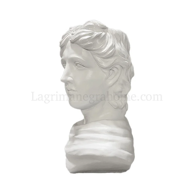 Perfil Busto Macetero Apollo Blanco