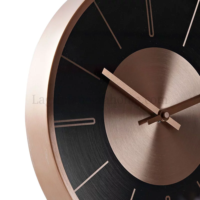 Reloj Pared Aluminio Cobre