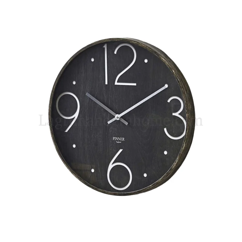 Reloj Pared Redondo Fibra Natural