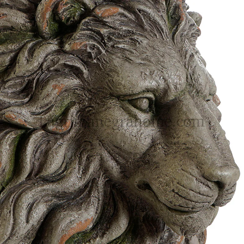 Busto león jarrón
