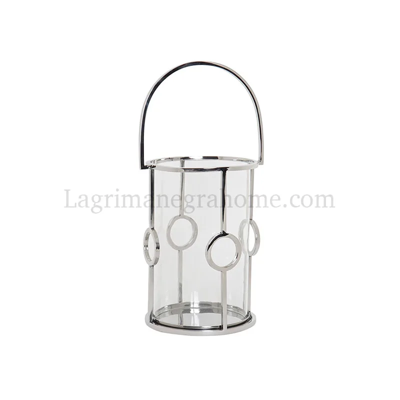 Farol acero cristal Circle