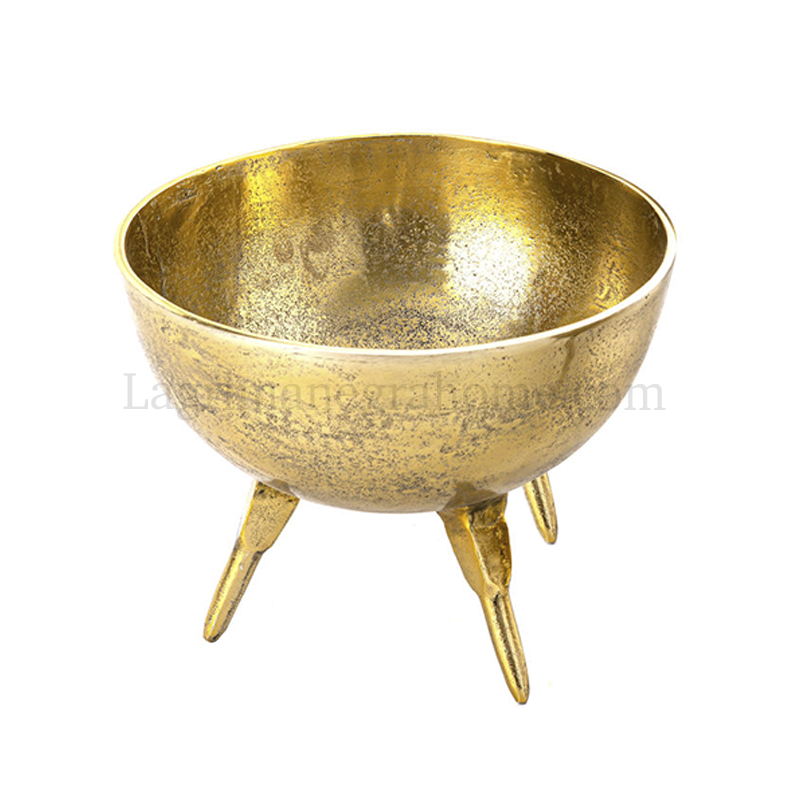 Centro aluminio dorado Witch 37cm detalle