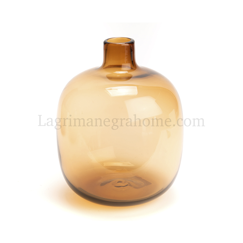Jarrón cristal Ambar 25cm