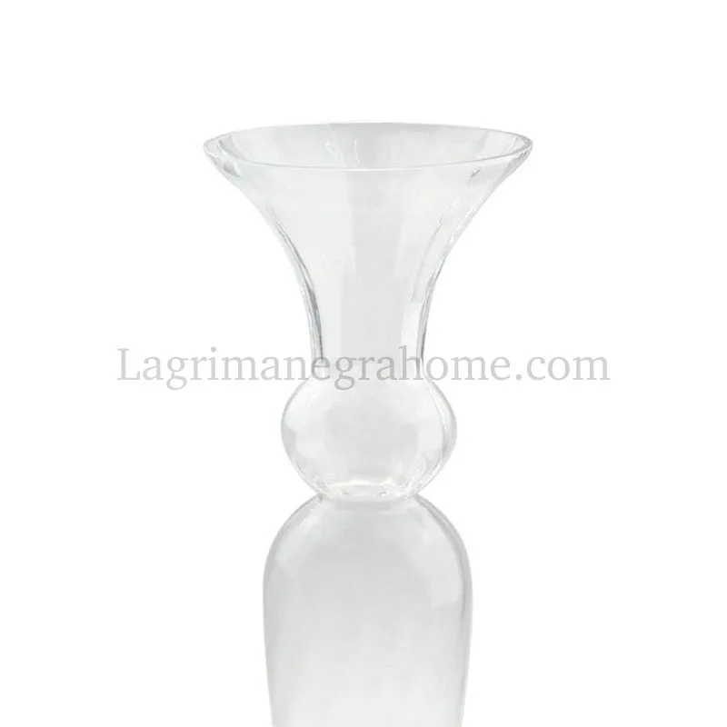 Jarrón cristal clásico detalle