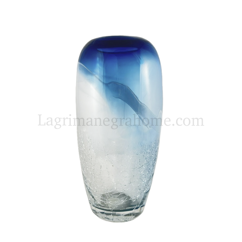 arrón azul cristal craquelado