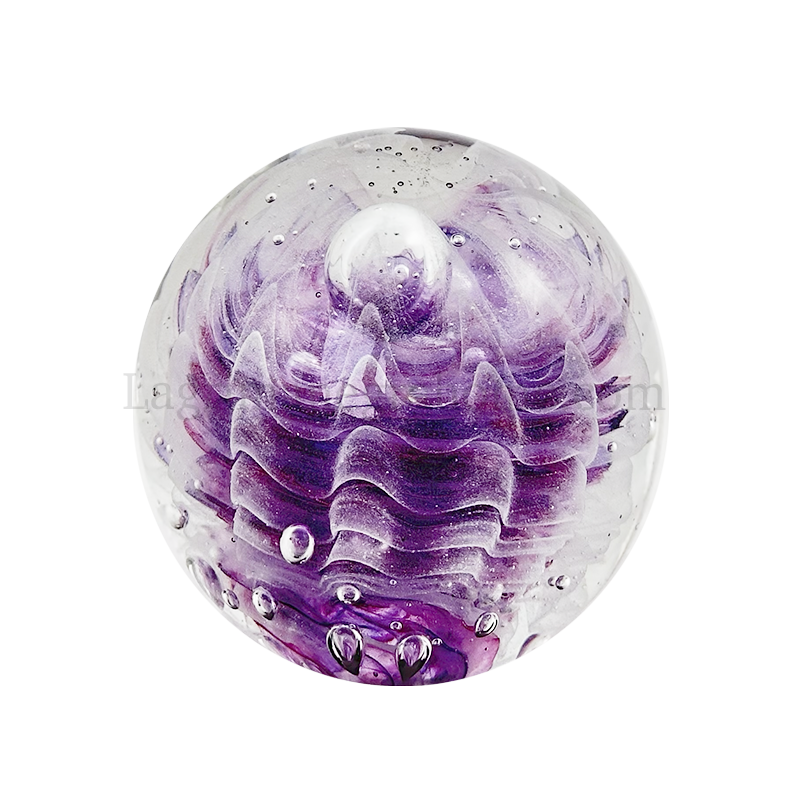 Pisapapeles cristal Medusa violeta
